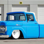 1959 Ford F-100 Coyote Custom Sky Blue Restomod SUV Dallas, TX on www.protouringforsale.com